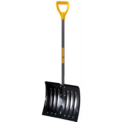 Snow shovel home depot - Oversize easy-grip handles are great for pushing or scooping. Tough high-impact polypropylene for years or dependable service. Strong steel shaft clears even the heaviest loads. Non-stick blade makes snow removal …